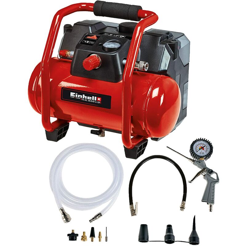 

Einhell Compresor TE-AC 36/6/8 Li Of Set