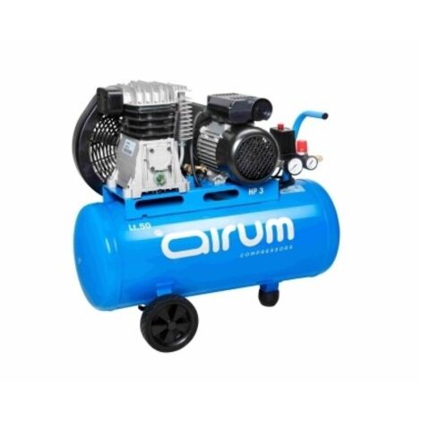 Compresor correas 3 cv 50lt-330lt/m 9 bar c/aceite airum