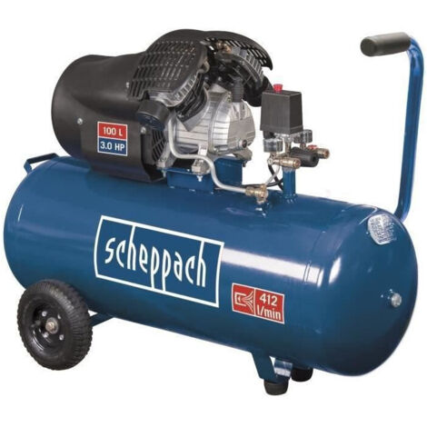 Compresor de 100l con dos cilindros 2200W SCHEPPACH HC100DC