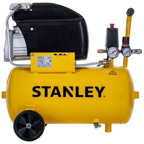 COMPRESOR DE ACEITE STANLEY 24L 2.0HP 8Bar 210l/min