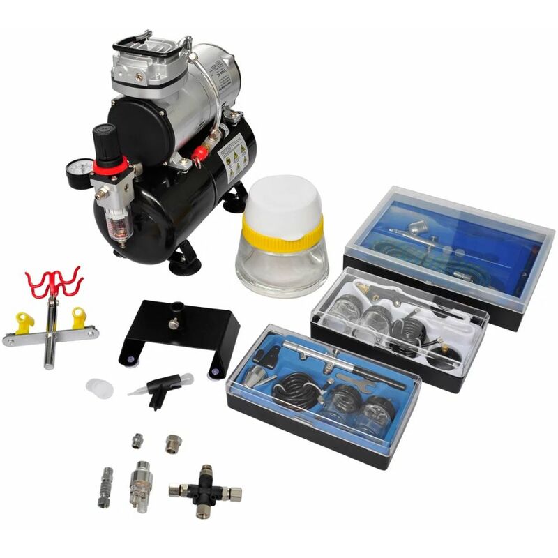 

Happyshopping - Compresor de aerografo con 3 pistolas