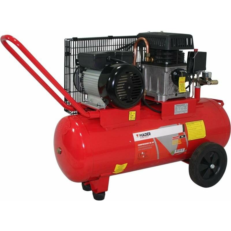 

Mader Power Tools - Compresor de Aire 50L - MPT - 2.75Hp - Con Correa
