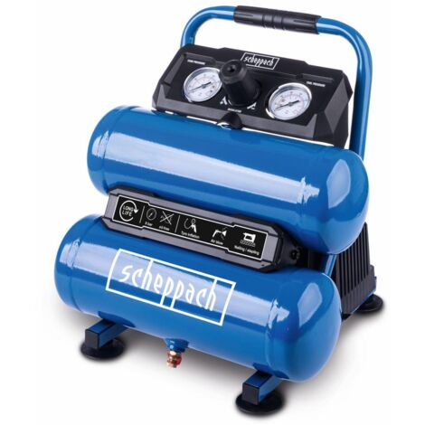 Compresor de aire 7,5 lt 8bar 750 W Scheppach hc10-twin