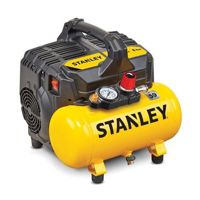 Stanley - Compresor de aire portátil 6 lt dst 100/8/6 silencioso