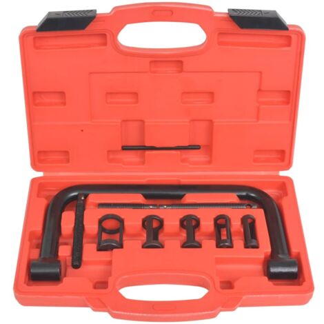 Compresor de muelles de válvula 10 piezas Set de herramientas