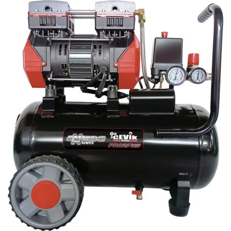 CEVIK PRO Cevik Compresor silencioso PRO27XS 2,0HP 24Lt