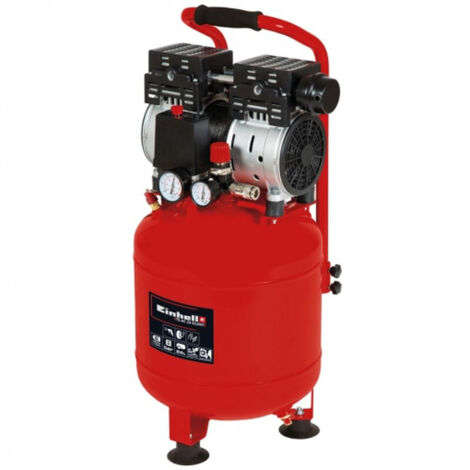 Compresor Einhell TE-AC 24 Silent 24L rojo y negro