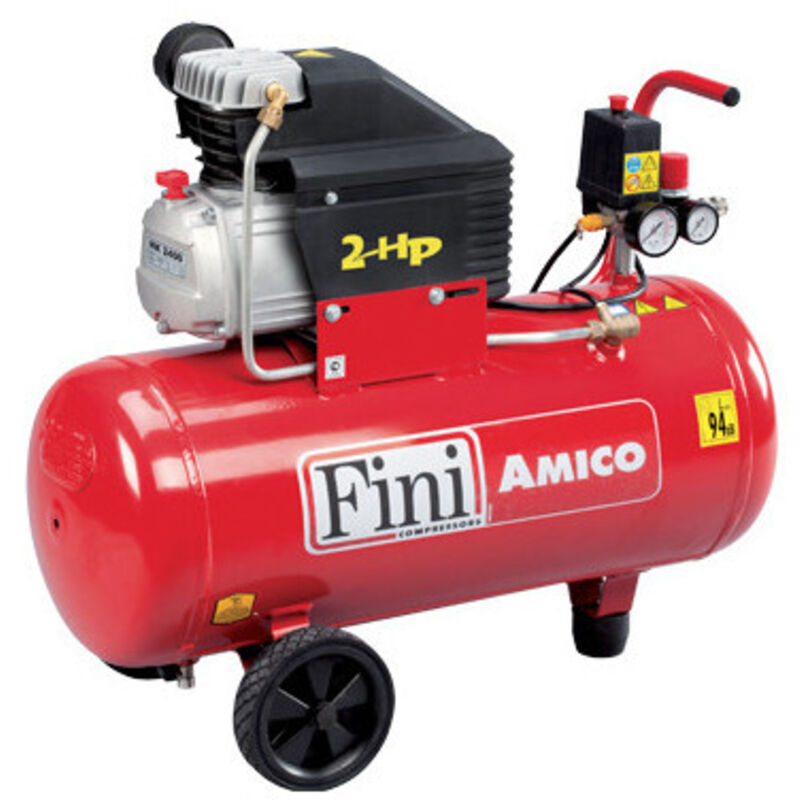 Compresor Fini Amico 50/2400 50 L 2 HP coaxial 8 bar - Fini