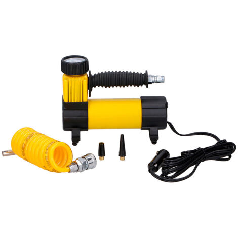 COMPRESOR METÁLICO PARA COCHE 12V DUNLOP