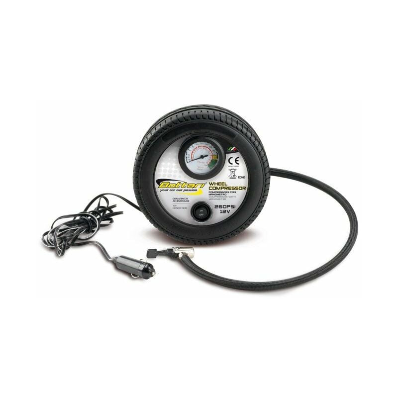 

Euro Bottari 2002,s.l. - COMPRESOR CON MANOMETRO 12 V CONEXION A MECHERO