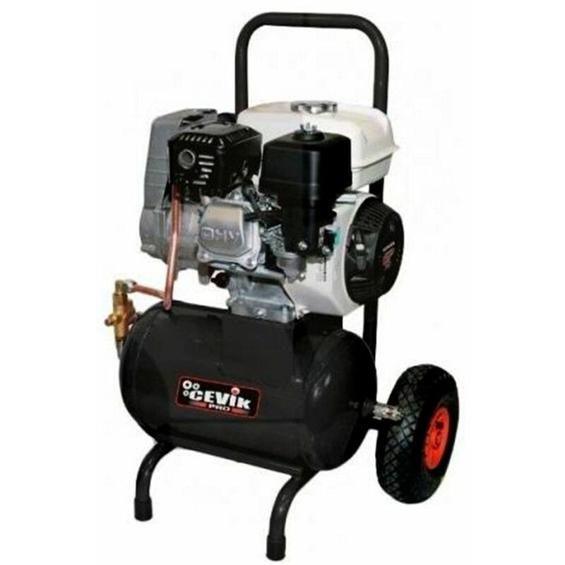 

Compresor motor gasolina 5HP 10Bar 275Lt/min. 20Lts. 76dB CEVIK CA-S1520