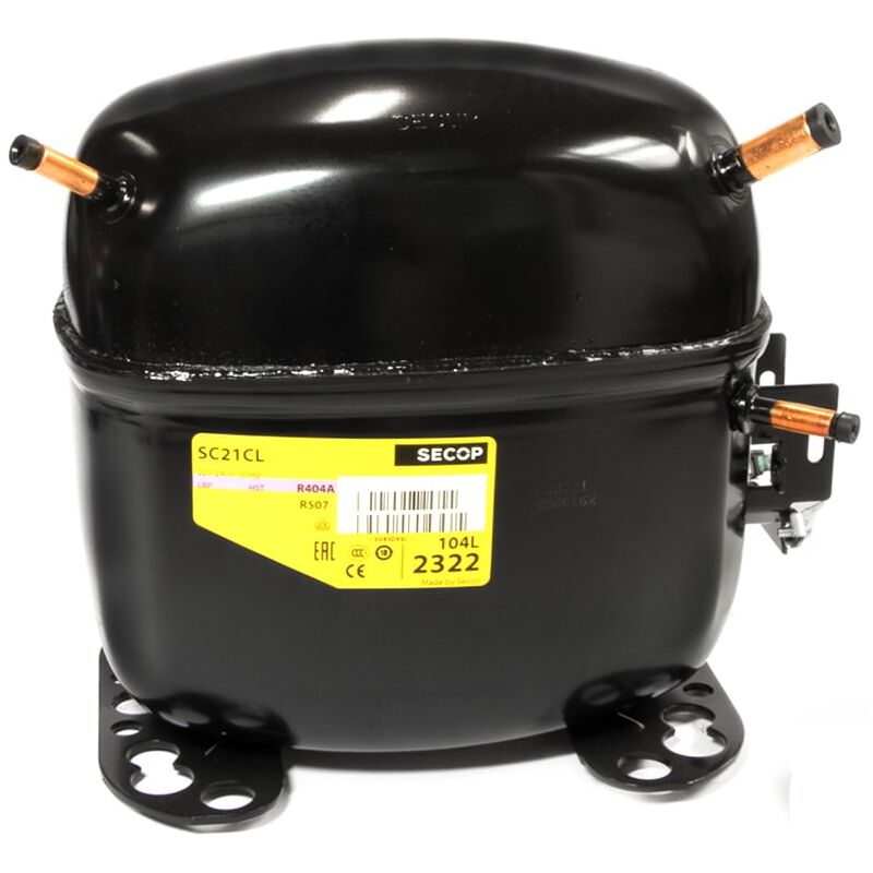 

Reporshop - Compresor Secop Sc21Cl Lbp R404A R507 Baja Temperatura 20,95cm3