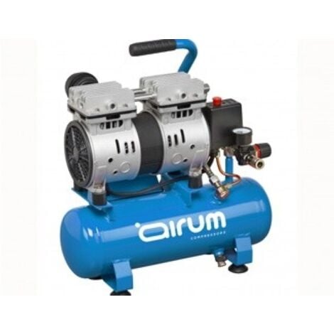 AIRUM Compresor silencioso 6lt 1hp 8 bar siltek cevik