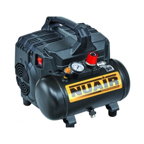 COMPRESOR SIN ACEITE 6L 8 BAR SILENCIADO 59DB 1KM - N/B2BE104NUA