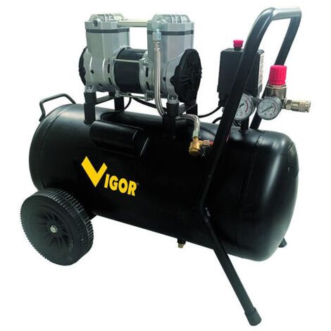 Compresor Vigor Silent 230V, VCA-S50 2cil/dir 1hp, 50 l