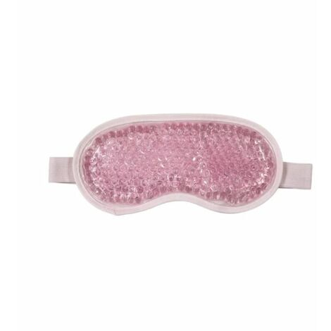 Compresse froide masque pour les yeux sommeil PVC gel sac de glace masque pour les yeux perle de glace masque pour les yeux glace masque pour les yeux rose,