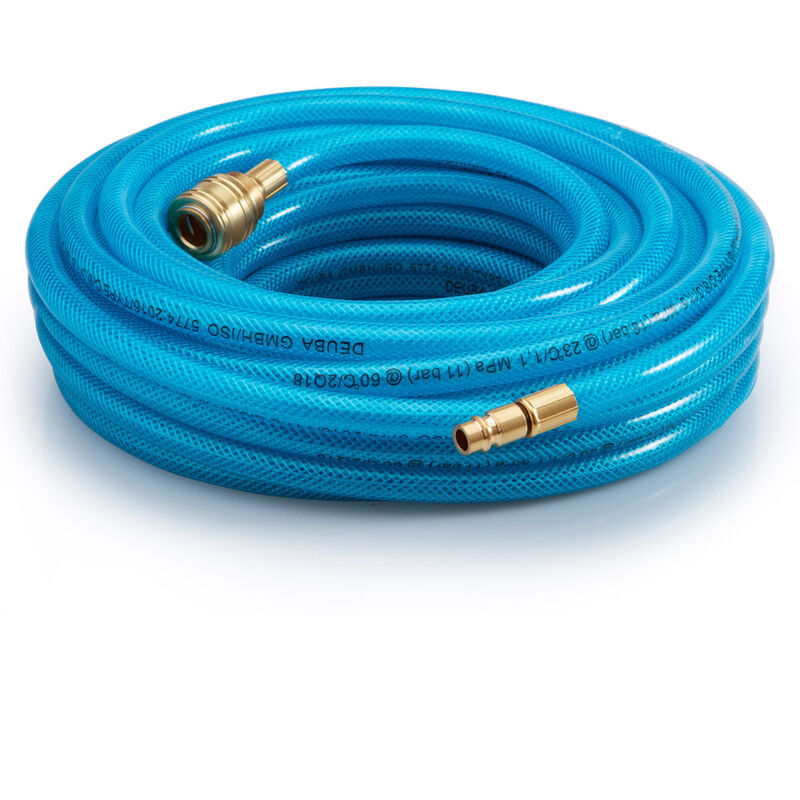 Compressed Air Hose 10m 15m 30m PVC Pneumatic Pipe Coupling Compressor