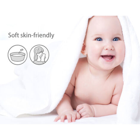 Compressed Towels [5PCS] - Serviettes de Voyage Légères et Absorbantes (25x50cm, Polyester-Coton) pour Camping et Activités Outdoor