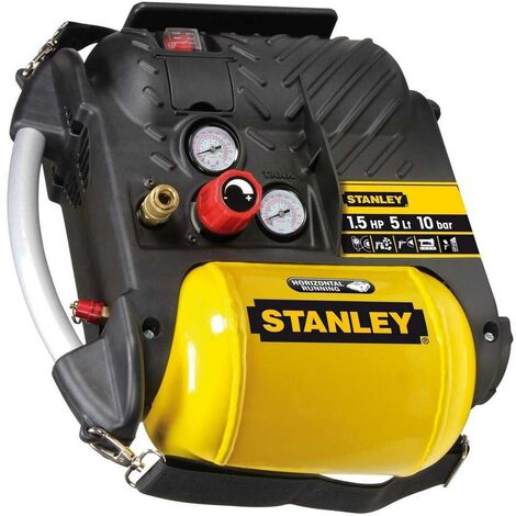 Stanley - Compresseur d'air Coaxial 5 L 1,5 HP 10bar ultraportatif - DN200/10/5