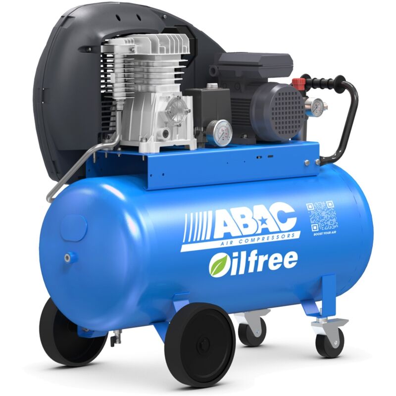 Compresseur à courroie de 100 litres Abac pro A29B-0 100 CM3 oil free 3Hp