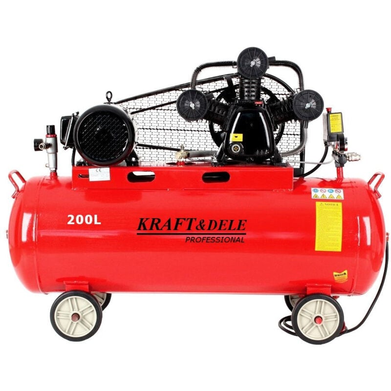Compresseur a Huile 200l 3 Pistons