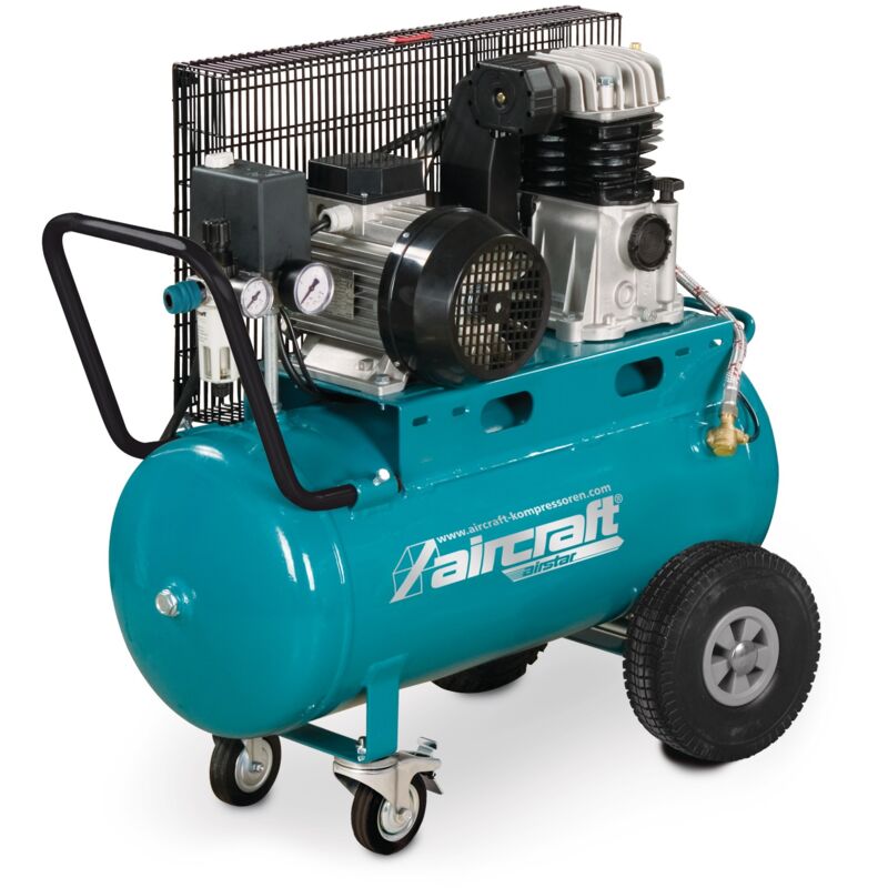 Aircraft - Compresseur à huile courroie 50 l 2,2 kW / 3 Ch 10 bars 266 l/min 230V airstar 401/50