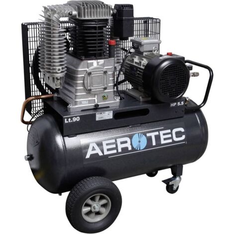 Compresseur a piston AEROTEC 820-90 PRO 400 Volt avec 10 bar et 90 l chaudiere
