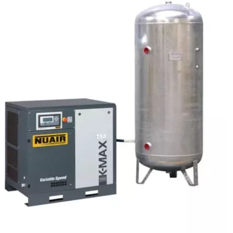 Nu Air - Compresseur d'air à vis vitesse variable 10 cv 500 l nuair