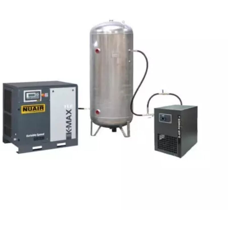 Nu Air - Compresseur à vis vitesse variable 11 kW/15CV nuair