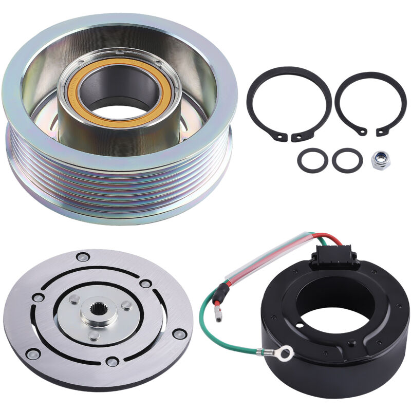 Maxpeedingrods - Compresseur a/c à accouplement magnétique For honda Civic viii fn fd cr-v iii re