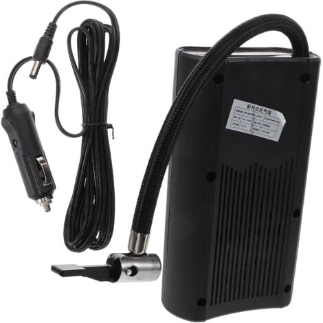 Compresseur Air Portatif Électrique Multifonction pour Pneus De Voiture Moto Et Ballon avec Manomètre Intégré Pompes Légères Rapides Voyages Urgences -