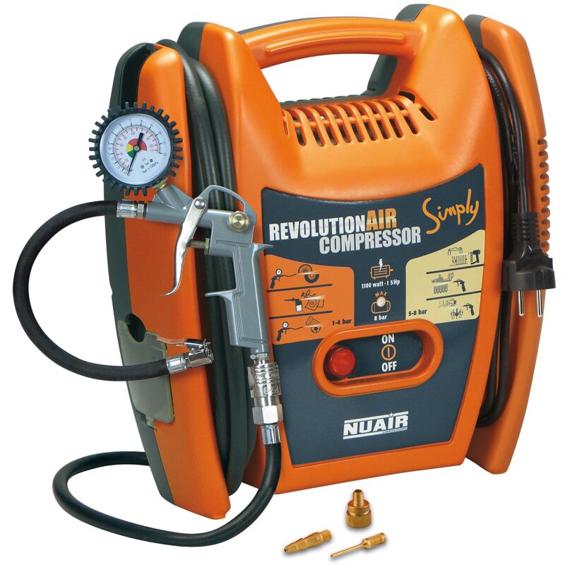 Nu Air - Sprężarka bezolejowa simply 1,5km 8bar nuair