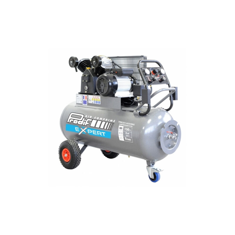Compresseur à courroie 150L 3CV TRE2214030MG Prodif