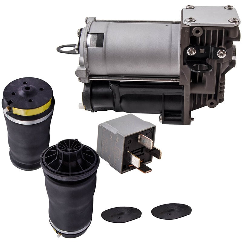 Compresseur d'air & 2x Suspension arrière ressort pour Mercedes ML w164 GL x164