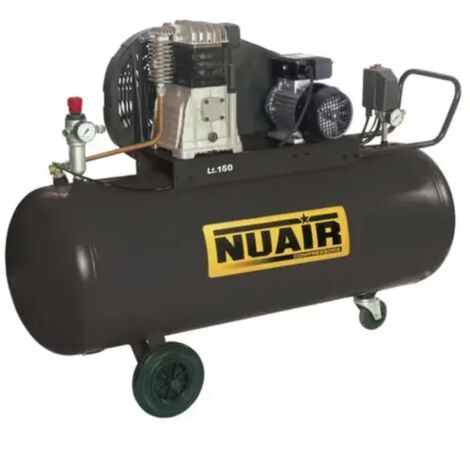 Compresseur d'air à piston 150 litres monophasé de 3 CV NUAIR