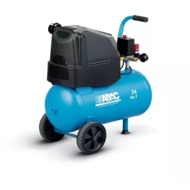 Compresseur d'air à piston 2 cv monophasé 24 litres Abac