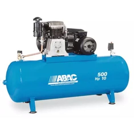 Compresseur d'air à piston 500 litres triphasé 10 CV ABAC