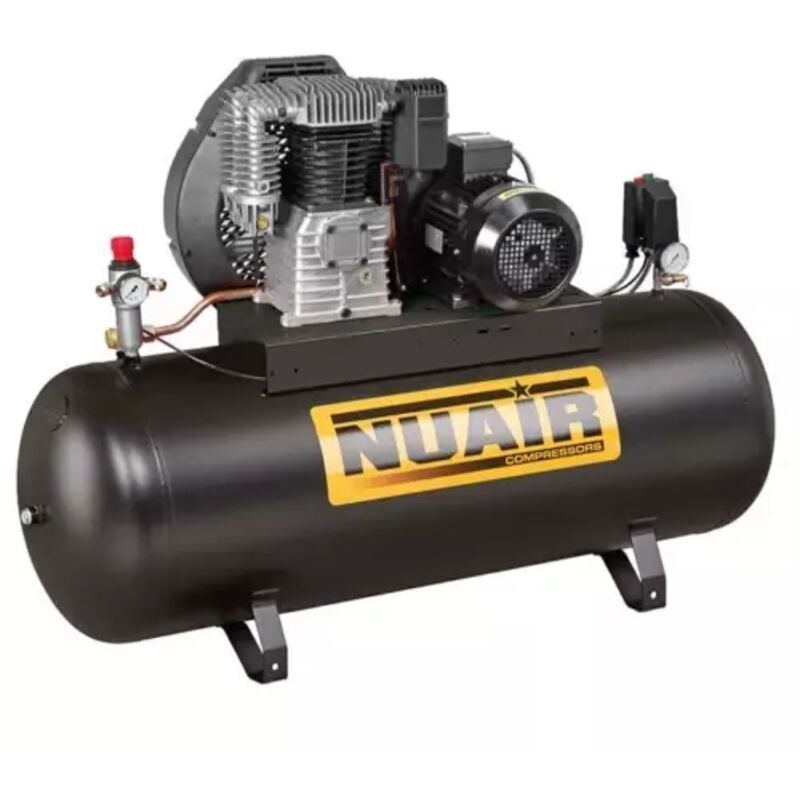 Nu Air - Compresseur d'air à piston cylindre fonte 270 litres 5,5 cv nuair