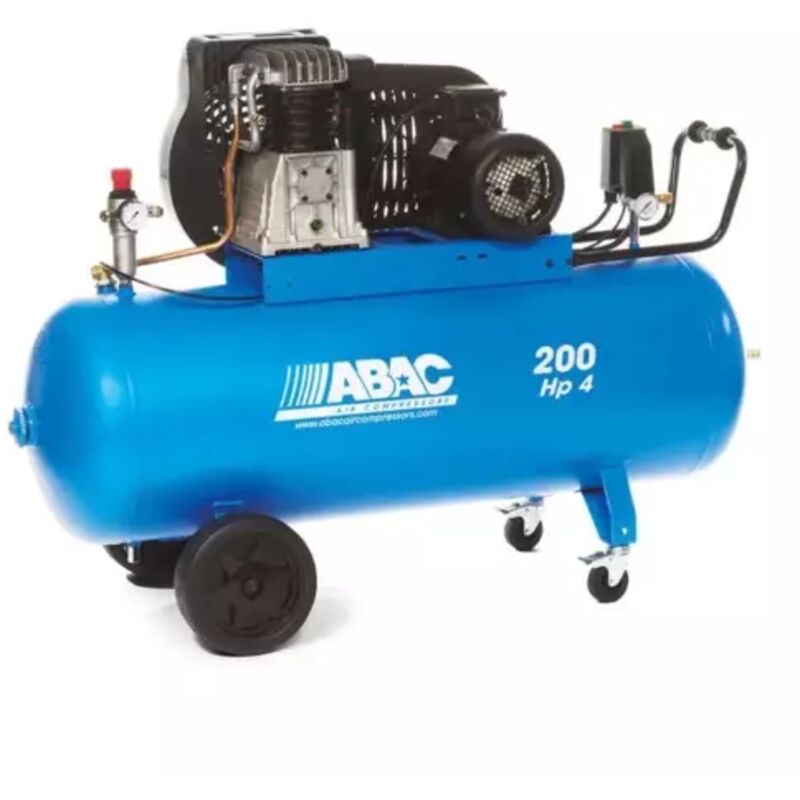 Compresseur d'air à piston de 200 litres triphasé de 4 cv Abac