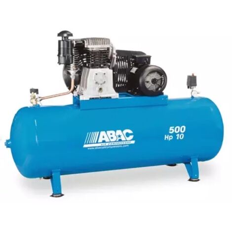 Compresseur d'air à piston de 500 litres 10 CV ABAC