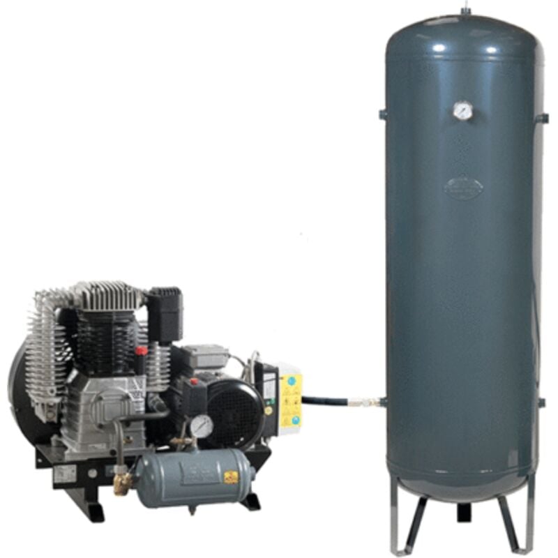 Nu Air - Compresseur d'air à piston triphasé sur plateau 7.5 cv K50/BF10 sd - 500 v avec cuve nuair