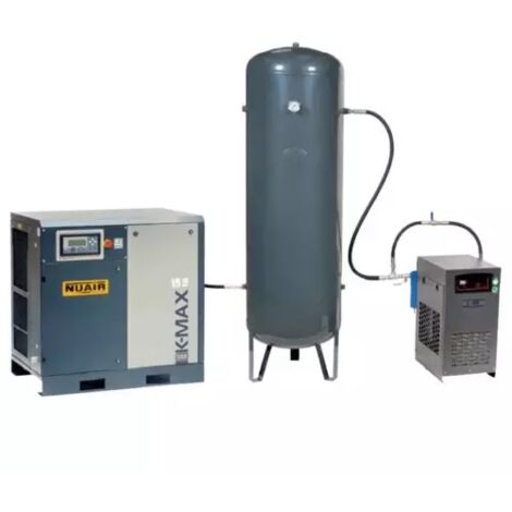 Compresseur d'air à vis 10 CV 13 BAR avec sécheur NUAIR
