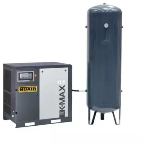 Compresseur d'air à vis silencieux 15 CV 500 L 10 bar NUAIR