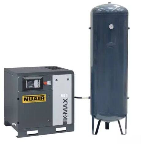 Compresseur d'air à vis silencieux 7,5 CV 500 L NUAIR