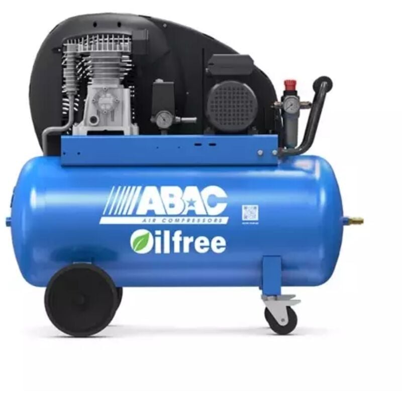 Compresseur d'air sans huile 100 litres 3 cv Abac