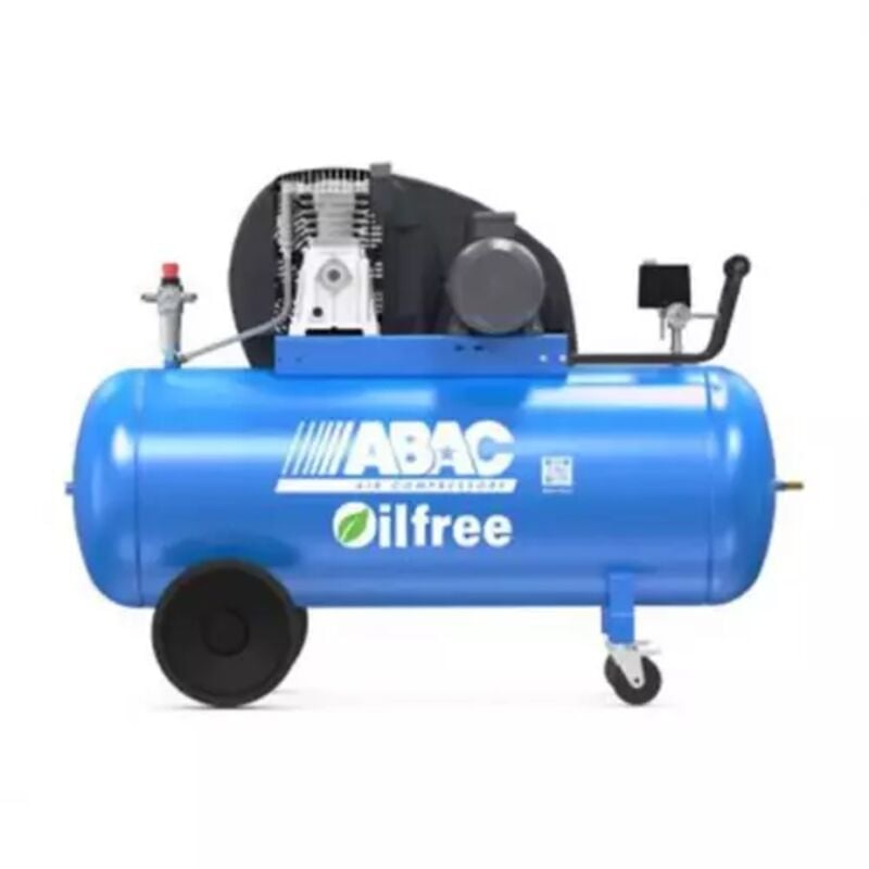 Compresseur d'air sans huile 200 litres 4 cv Abac