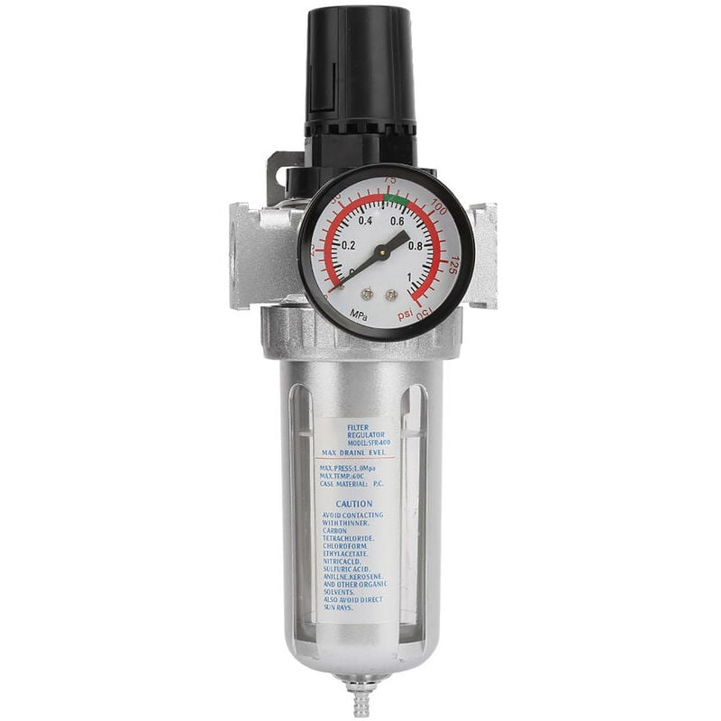 Compresseur d'air BSP 1/2' - Filtre régulateur d'humidité avec raccord