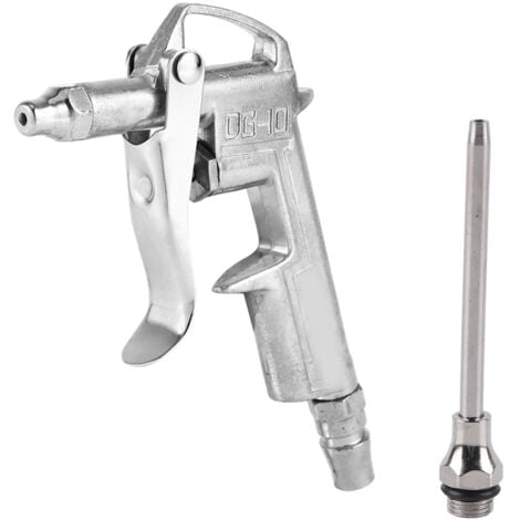GISTUCH Compresseur d'air dépoussiéreur poignée de déclenchement 1/4 "pistolet de soufflage de buse en alliage comprimé DG-10