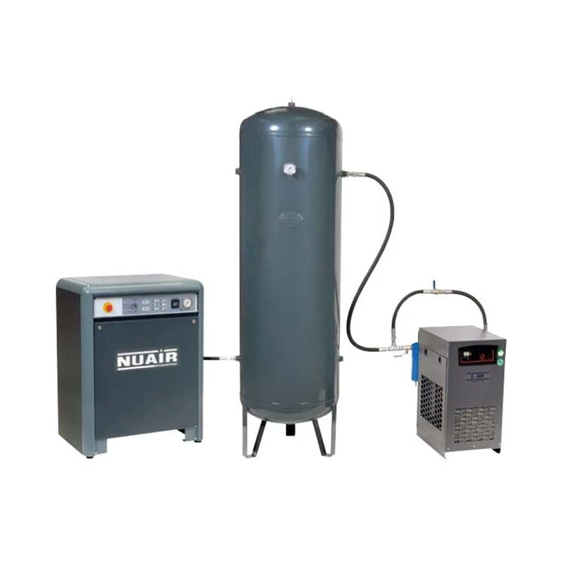 Nu Air - Compresseur d'air insonorisé 5,5 cv 500 l sécheur nuair