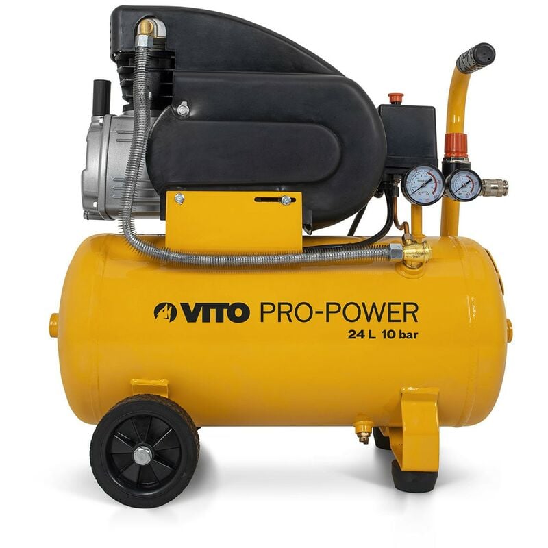 Compresseur d'air Silencieux 24 Litres 10 bar 2,5CV 145 psi 2.5 cv Vito